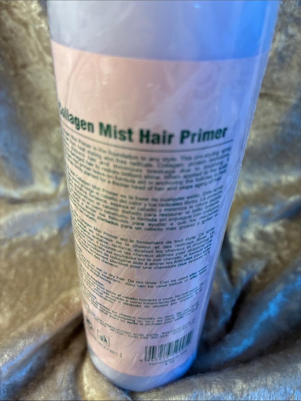 DNAHAIRTOOLS Pink Collagen Mist Anti-Aging Hair Primer - Picture 5 of 5